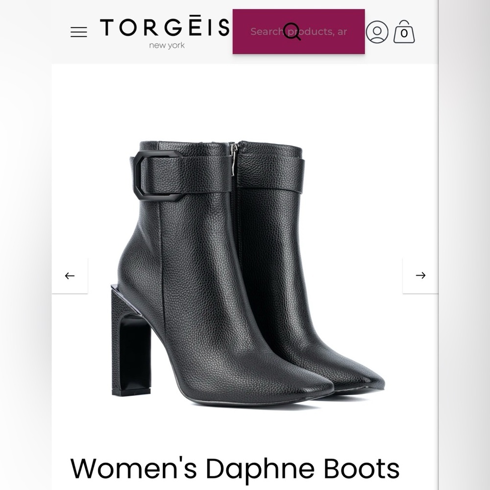 Torgēis Black Daphne Boots
